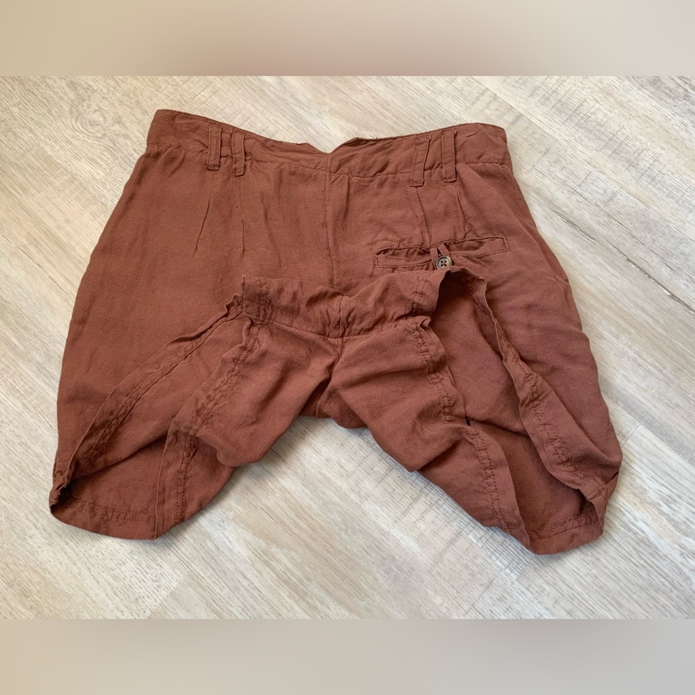 Free People Linen High-Waist Shorts - Picture 6 of 12